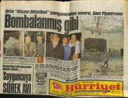 Hürriyet Gazetesi 9 Şubat 1987 - İstanbulda Geceler Didik Didik... GZ60850 - 2
