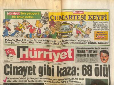 Hürriyet Gazetesi 9 Şubat 1990 - Türk Mühendis Ve İşçisinin Gururu * Atatürk Barajı GZ117598 - 1