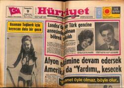 Hürriyet Gazetesi 9 Temmuz 1970 - Afyon Ekimine Devam Edersek Amerikada Yardımı Kesecek GZ72402 - 1