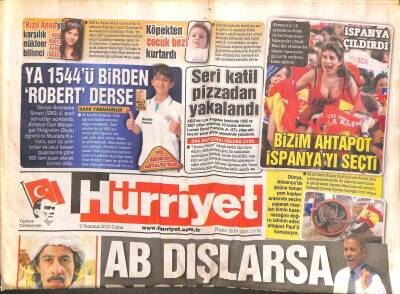 Hürriyet Gazetesi 9 Temmuz 2010 - Said-i Nursinin Hayatı Sinemada - Mavi Marmara Baskınının Kitabı da Yazıldı GZ109795 - 1