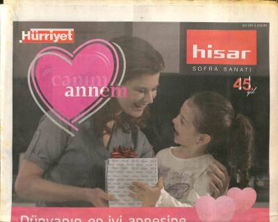 Hürriyet Gazetesi Annem Eki 10 Mayıs 2013 - Dünyanın En İyi Annesine Hediyeler GZ100613 - 2