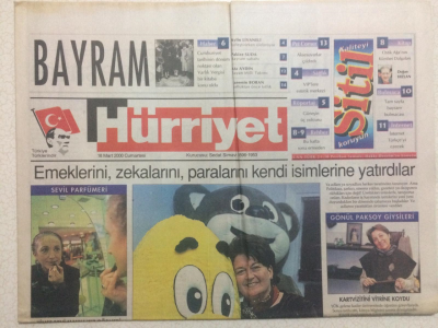 Hürriyet Gazetesi Bayram Eki 18 Mart 2000 - Marka Kadınlar GZ23824 - 1