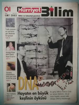 Hürriyet Gazetesi Bilim Eki 1 Mart 2003 Hayatın En Büyük Keşfinin Öyküsü -GZ33203 - 1