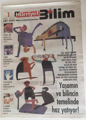 Hürriyet Gazetesi Bilim Eki - 1 Mayıs 2004 - Yaşamın Ve Bilincin Temelindeki Haz !- GZ43536 - 2