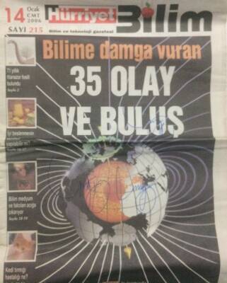Hürriyet Gazetesi Bilim Eki 14 Ocak 2006 - Bilime Damga Vuran 35 Buluş GZ29777 - 1