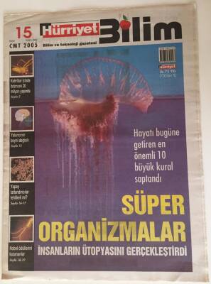Hürriyet Gazetesi Bilim Eki - 15 Ekim 2005 - Kehribar İçinde Örümcek 20 Milyon Yaşında - GZ43539 - 1