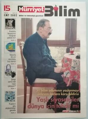 Hürriyet Gazetesi Bilim Eki 15 Haziran 2002 Yaşlı Siyasetçiler Dünya İçin Tehdit Mi -GZ37109 - 1