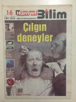 Hürriyet Gazetesi Bilim Eki 16 Ekim 2004 - Çılgın Deneyler GZ23805 - 1