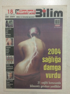 Hürriyet Gazetesi Bilim Eki 18 Aralık 2004 - 2004 Sağlığa Damga Vurdu GZ23817 - 1