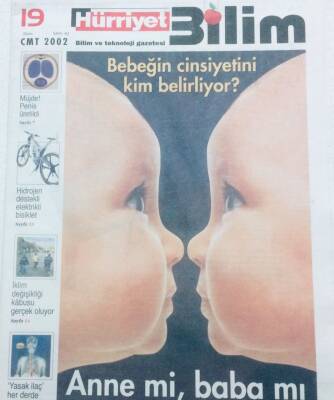 Hürriyet Gazetesi Bilim Eki 19 Ekim 2002 - NasaUyduların Çoğunda Yaşam Var GZ41525 - 1