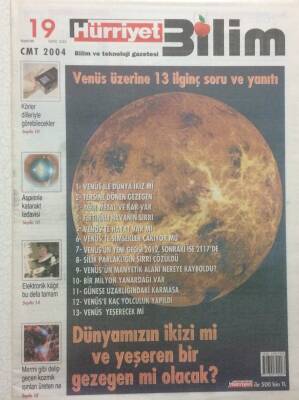 Hürriyet Gazetesi Bilim Eki 19 Haziran 2004 - Venüs Üzerine 13 Soru Ve Yanıtı GZ34229 - 1