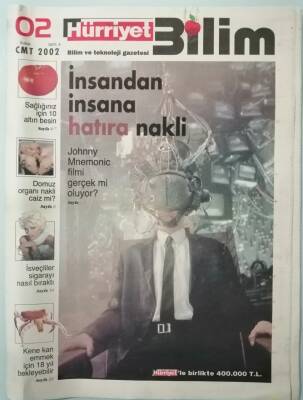 Hürriyet Gazetesi Bilim Eki 2 Şubat 2002 İnsandan İnsana Hatıra Nakli -GZ37166 - 1