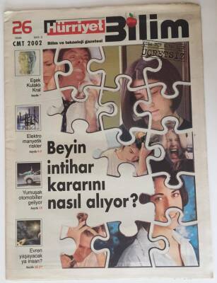 Hürriyet Gazetesi Bilim Eki -26 Ocak 2002 - Beyin İntihar Kararını Nasıl Alıyor - GZ43541 - 1