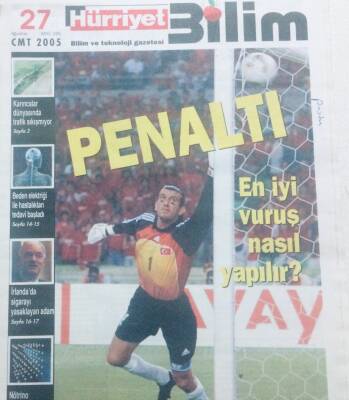 Hürriyet Gazetesi Bilim Eki 27 Ağustos 2005 - En İyi Vuruş Nasıl Yapılır GZ42286 - 1