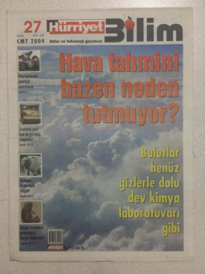 Hürriyet Gazetesi Bilim Eki 27 Kasım 2004 - Hava Tahminleri Bazen Neden Tutmuyor? GZ23819 - 1