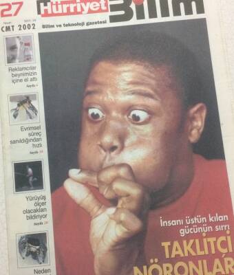 Hürriyet Gazetesi Bilim Eki 27 Nisan 2002 - Taklitçi Nöronlar GZ35578 - 1