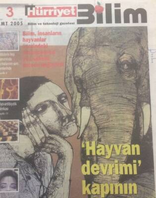 Hürriyet Gazetesi Bilim Eki 3 Eylül 2005 - Hayvan Devrimi Kapının Önünde GZ38566 - 1