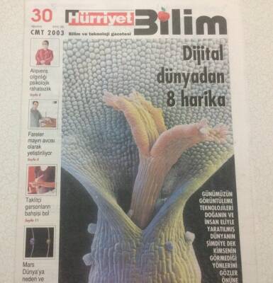 Hürriyet Gazetesi Bilim Eki 30 Ağustos 2003 - Dijital Dünyadan 8 Harika GZ47884 - 1