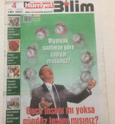 Hürriyet Gazetesi Bilim Eki 4 Haziran 2005 - Yeni Bir Maymun Türü Keşfedildi GZ47886 - 1