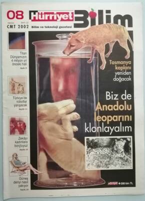 Hürriyet Gazetesi Bilim Eki 8 Haziran 2002 Türkiyede Robotlar Yarışacak -GZ37108 - 1