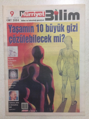 Hürriyet Gazetesi Bilim Eki 9 Ekim 2004 - Yaşamın 10 Büyük Gizi Çözülebilecek mi? GZ23804 - 1
