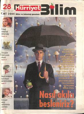 Hürriyet Gazetesi Bilim Eki - Beyin İnmelerine Karşı Boyun Damarına Süzgeç - Nasıl Akılcı Besleniriz ? GZ96500 - 1
