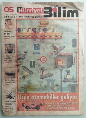 Hürriyet Gazetesi Bilim Eki Uçan Otomobiller Geliyor -GZ33101 - 1