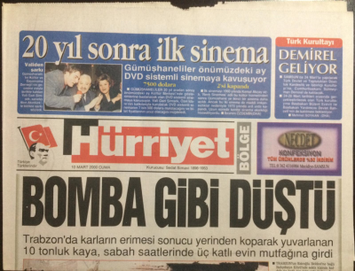 Hürriyet Gazetesi Bölge Eki 10 Mart 2000 - Trabzonsporun Kayıp Sezonu GZ23010 - 1