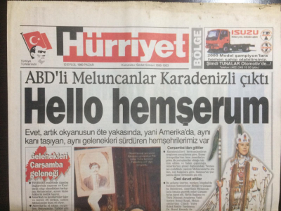 Hürriyet Gazetesi Bölge Eki 12 Eylül 1999 - Zafer Hamiyle Geldi GZ23025 - 1