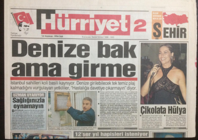 Hürriyet Gazetesi Bölge Eki 14 Haziran 1994 - Çikolata Hülya Avşar GZ23045 - 1