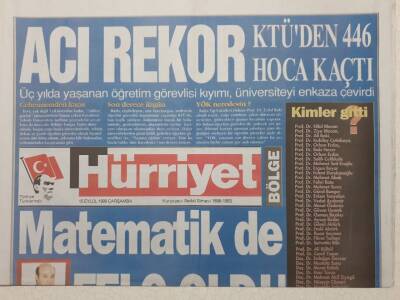 Hürriyet Gazetesi Bölge Eki 15 Eylül 1999 - Bitmeyen Senfoni GZ52978 - 1