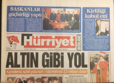 Hürriyet Gazetesi Bölge Eki 18 Şubat 2000 - Eurovision Türkiye Finali GZ21948 - 1