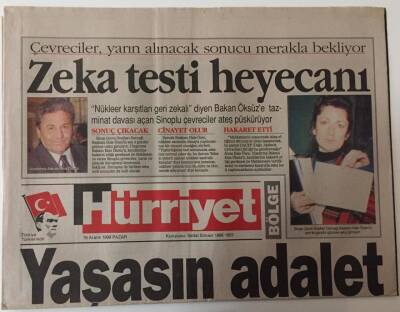 Hürriyet Gazetesi Bölge Eki 19 Aralık 1999 - Yaşasın Adalet , Bu Yıl Daha Çok Turist GZ25195 - 1