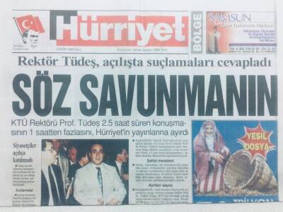 Hürriyet Gazetesi Bölge Eki 5 Ekim 1999 - Söz Savunmanın GZ42262 - 1