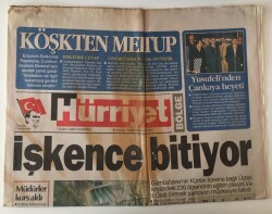 Hürriyet Gazetesi Bölge Eki - 7 Şubat 2000 - İşkence Bitiyor - GZ43989 - 2