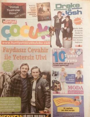 Hürriyet Gazetesi Çocuk Eki 27 Mart 2010 - Başkalarına Değil Kendine İnanmak GZ40130 - 1