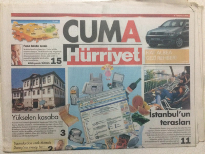 Hürriyet Gazetesi Cuma Eki - 1 Temmuz 2005 - En İyi 10 Sanal Mağaza GZ24428 - 1