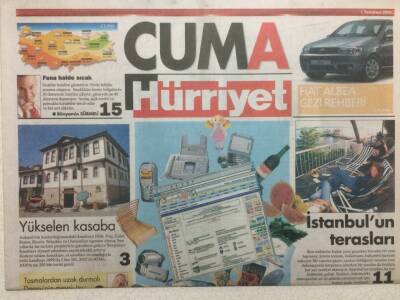 Hürriyet Gazetesi Cuma Eki 1 Temmuz 2005 - En İyi 10 Sanal Mağaza GZ32730 - 1