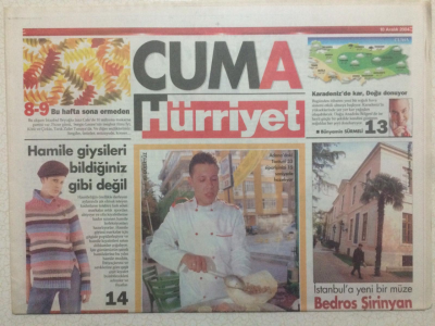 Hürriyet Gazetesi Cuma Eki - 10 Aralık 2004 - Abdi İpekçide Gece Hayatı GZ24426 - 1