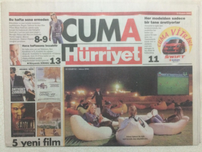 Hürriyet Gazetesi Cuma Eki - 11 Kasım 2005 - Erkekler İçin Postacı Modası,Tenis Kapalı Kortlara Geçti GZ24434 - 1