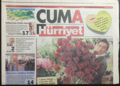 Hürriyet Gazetesi Cuma Eki 11 Şubat 2005 - En Manalı Alışveriş Sevgiliye GZ23091 - 1