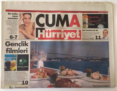 Hürriyet Gazetesi Cuma Eki 16 Temmuz 2004 - Zeytinyağlı Yemeğin En İyi 10 Adresi GZ18696 - 1