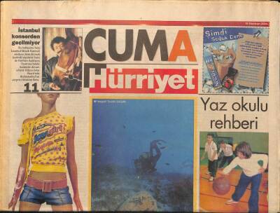 Hürriyet Gazetesi Cuma Eki 18 Haziran 2004 - Puantiye İstilası, Şener Şenden Sakıp Ağa ve Manukyan Taklidi GZ97347 - 1