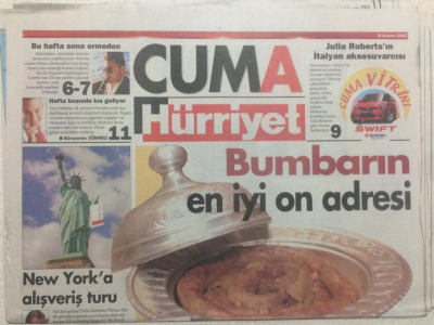 Hürriyet Gazetesi Cuma Eki - 18 Kasım 2005 - New Yorka Alış Veriş Turu, Harry Pother Sinemaları İşgal Etti GZ24430 - 1