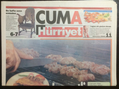 Hürriyet Gazetesi Cuma Eki 2 Aralık 2005 - Lezzetli Köftenin On Adresi GZ23082 - 1