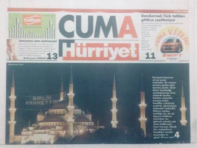Hürriyet Gazetesi Cuma Eki - 21 Ekim 2005 - Motosiklet Starları İstanbulda GZ46707 - 1