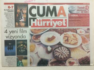 Hürriyet Gazetesi Cuma Eki 24 Ekim 2003 - En İyi 10 İftar GZ32729 - 1