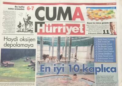 Hürriyet Gazetesi Cuma Eki 25 Şubat 2005-Ayda 40 Milyona Ev Tipi Güvenlik Sistemi-En İyi 10 Kaplıca GZ36094 - 1