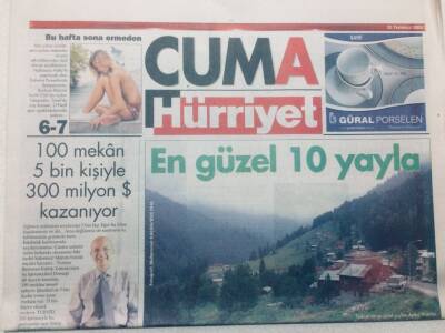 Hürriyet Gazetesi Cuma Eki 25 Temmuz 2003 - Terminatör 12 Yıl Sonra Biraz Daha Yaşlanarak Geri Döndü GZ46967 - 1