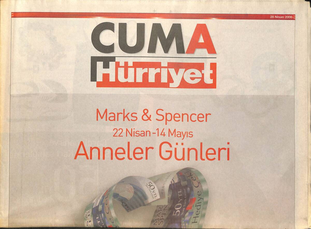 Hürriyet Gazetesi Cuma Eki 28 Nisan 2006 - Ankara Yeni Bir Rock Festivaline Hazırlanıyor! GZ137898 - 1